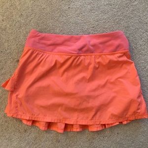 Girl’s Ivivva Coral Tennis Skirt